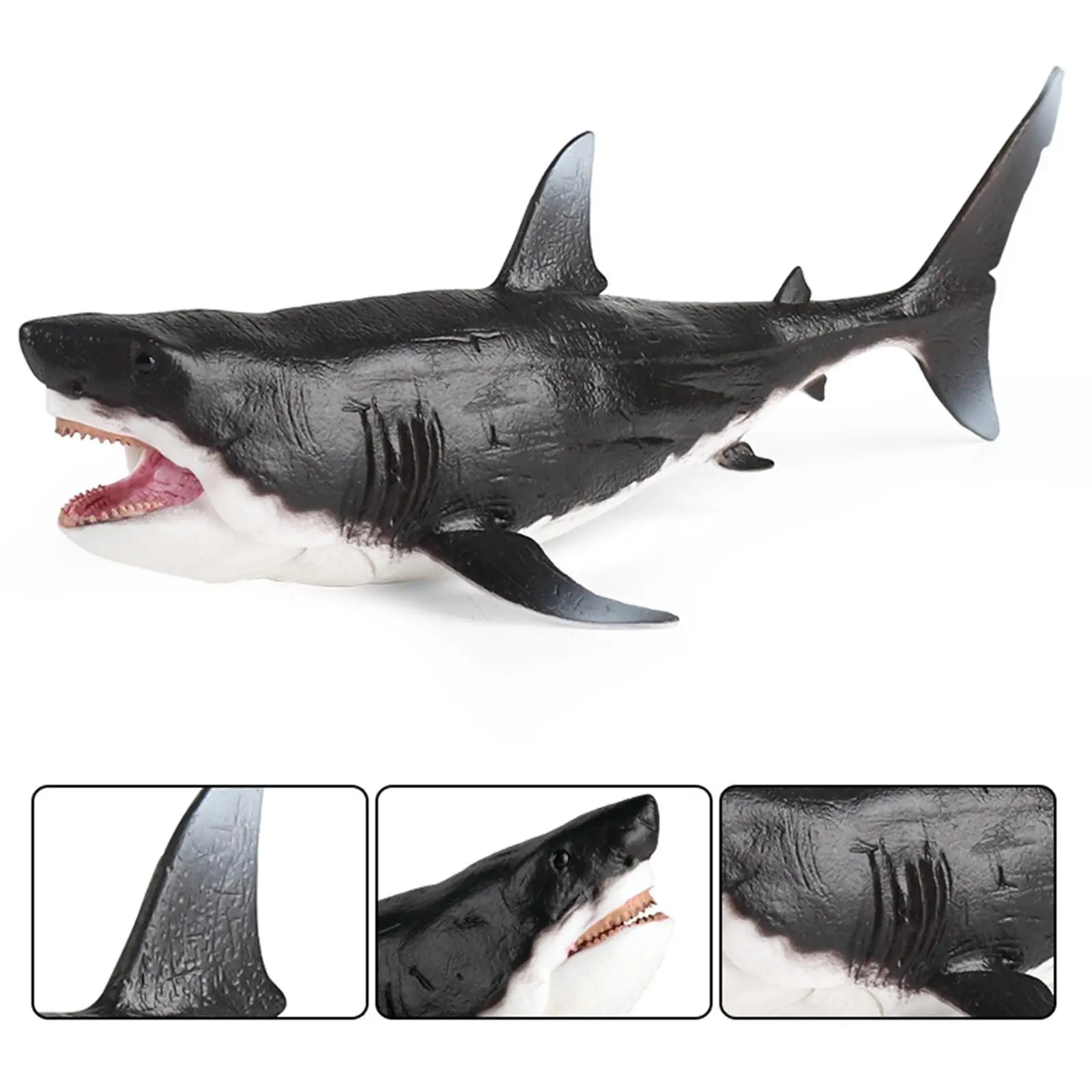 Megalodon Action Figure Big Shark Fish for Kids Toddlers Boys Girls