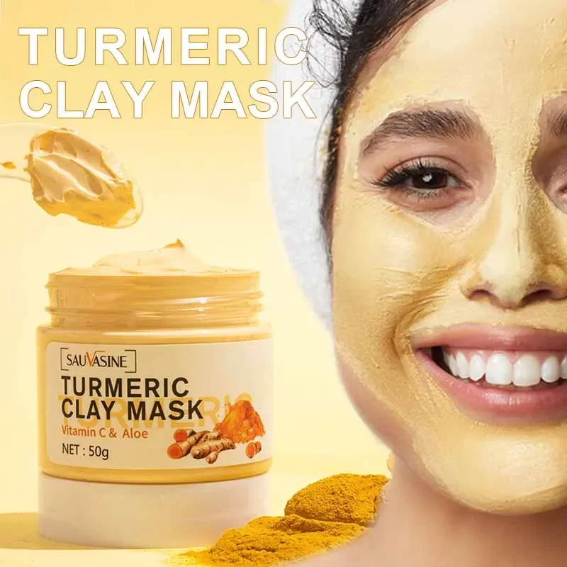 Best of Turmeric Mud Mask Facial Purification Deep Cleansing Brightening Oil Control Beauty Anti-Acne Skincare Facial Mud Mask SkinCare Reviews & Tips