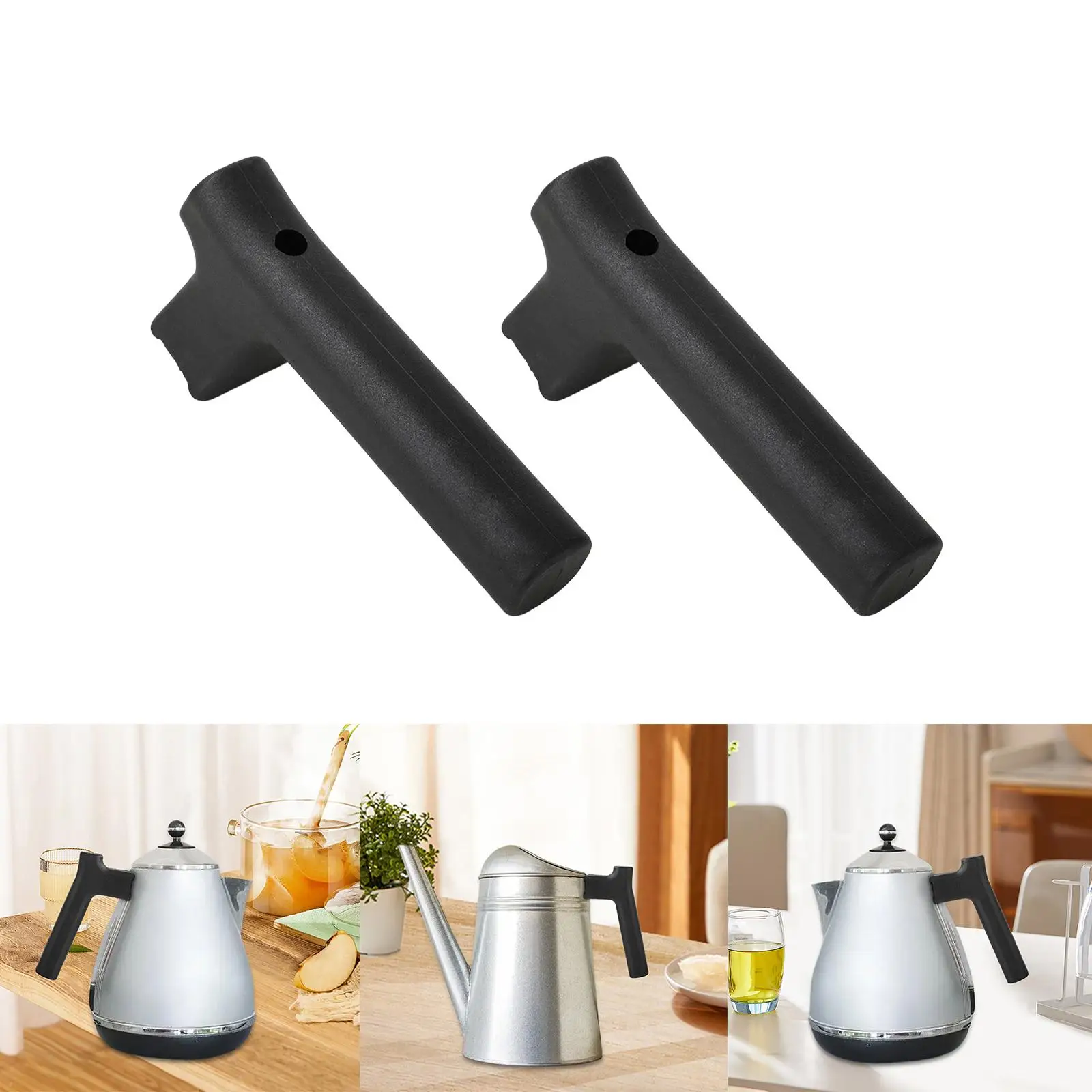 2 Pieces Kettle Handle Holder Replaces Part Wide Applications Professional Coffee Machines Tool for Kitchen Utensils Supplies