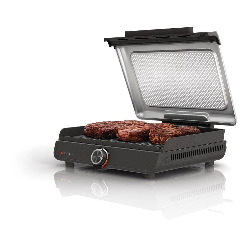 Title 1, Smokeless Indoor Grill with Nonstick Grill Plate