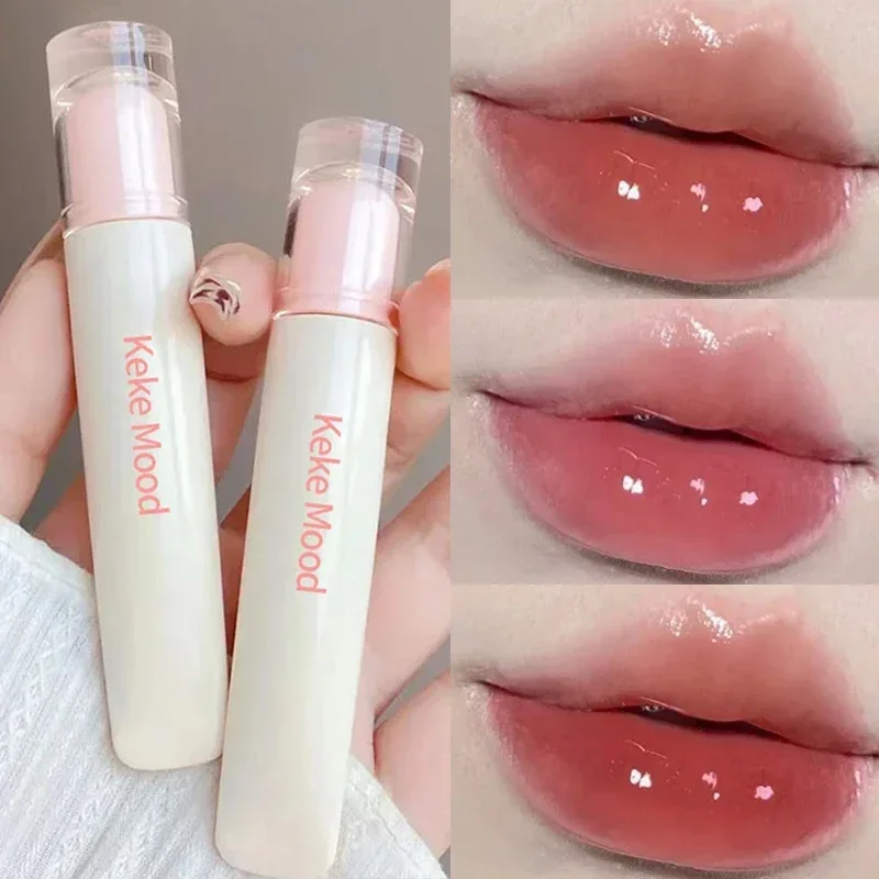 Best of Moisturizing Plumping Lip Gloss Waterproof Lasting Non-stick Cup Hydrating Lip Glaze Crystal Mirror Liquid Lipstick Lips Care Reviews & Tips