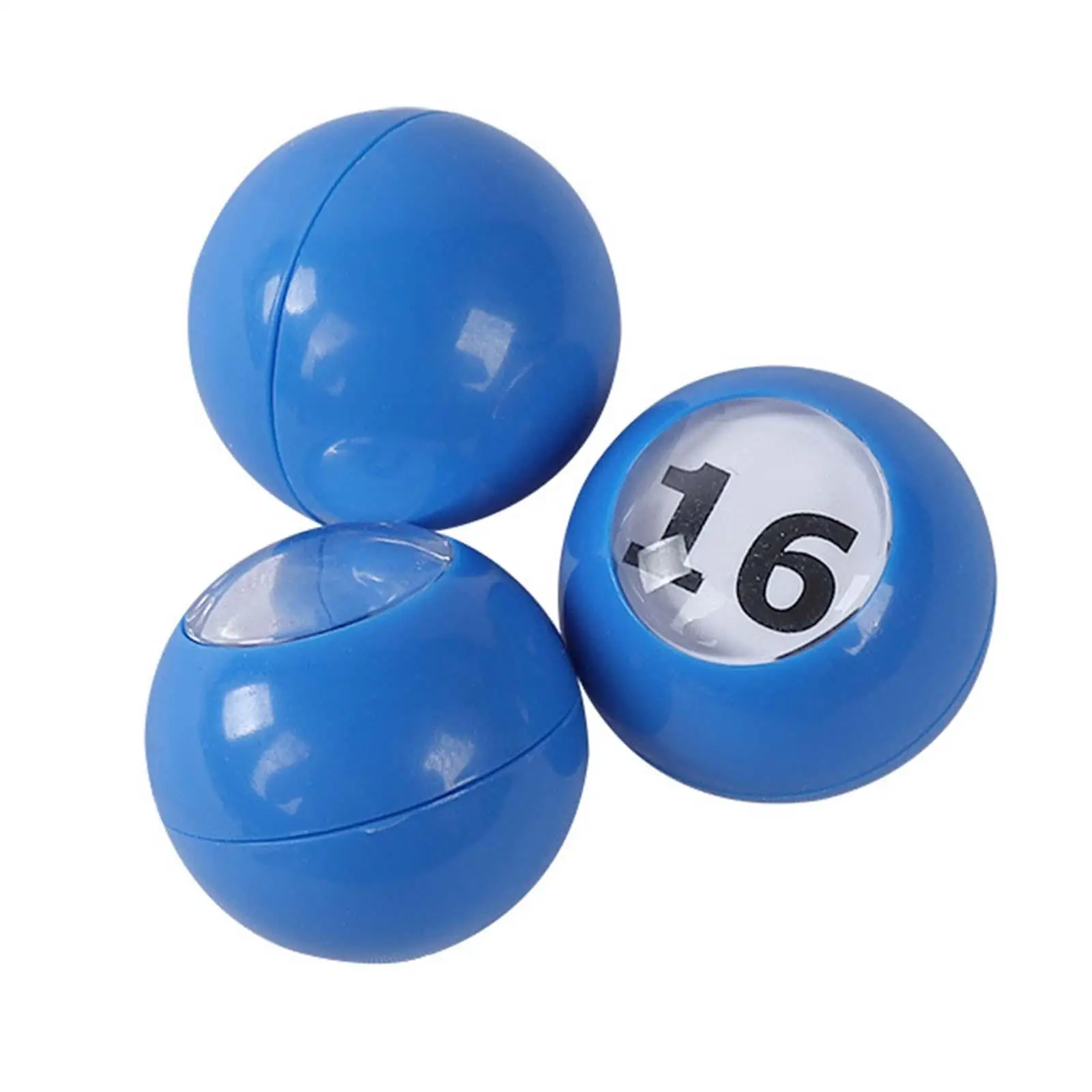 30x Bingo Ball Replacement Equipment with Easy Read Window Raffle Balls for Household Office Birthday Traveling Entertainment