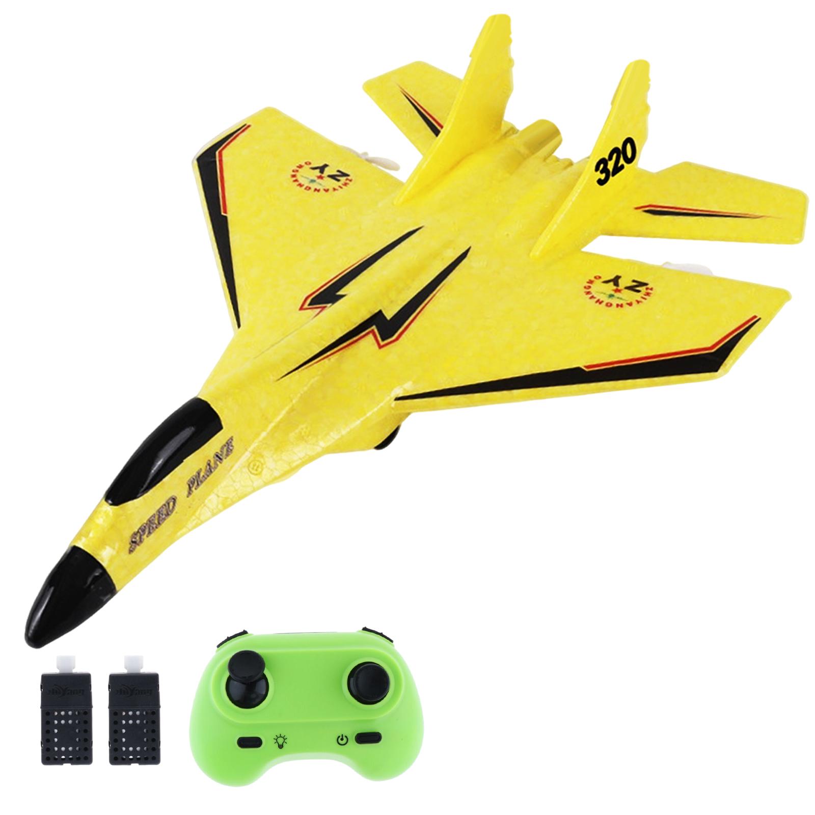 2 CH RC Plane Ready to Fly Gift Easy to Fly Outdoor Flighting Toys Portable Foam RC Airplane RC Glider for Adults Beginner Kids