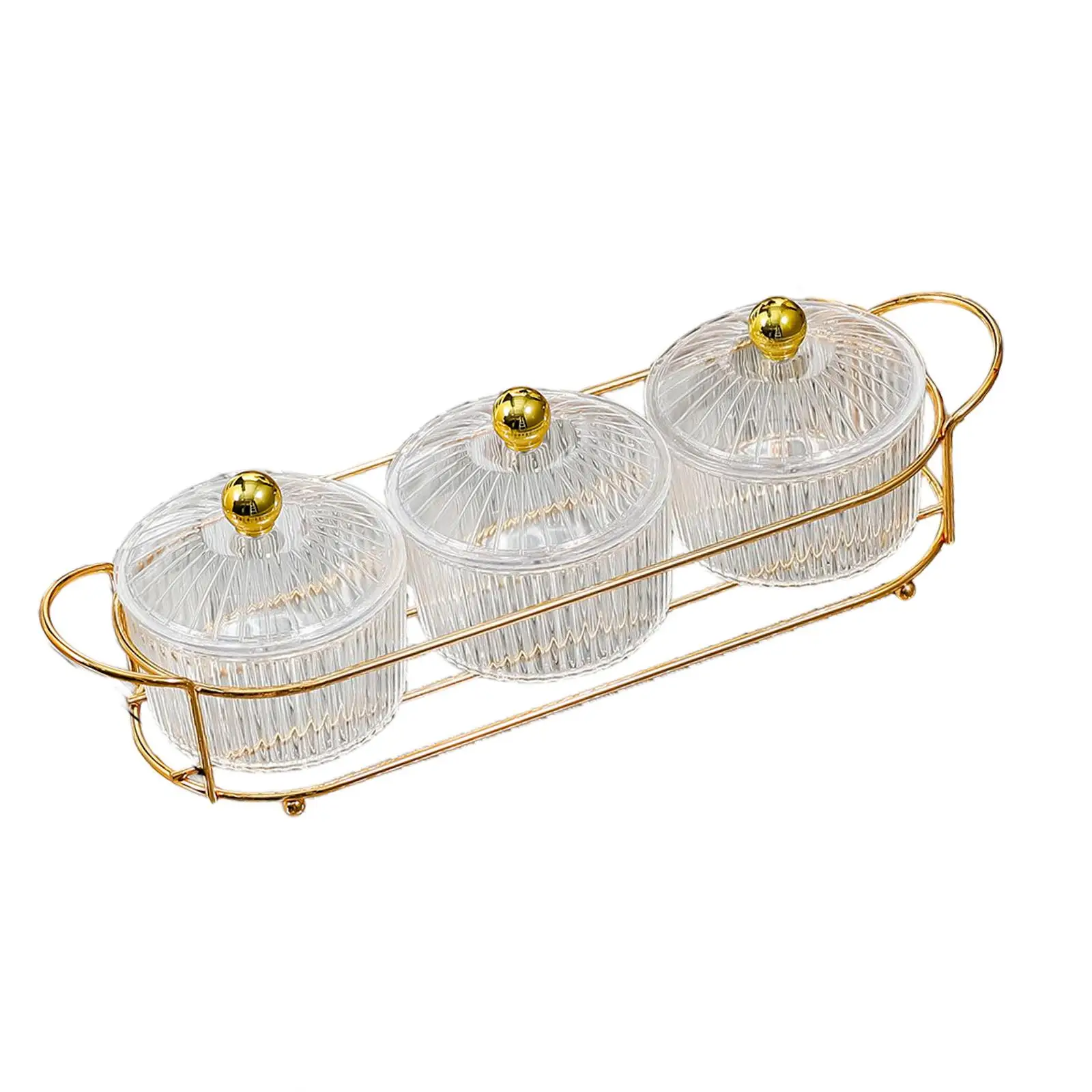 Light Luxury Appetizer Tray Decor Condiment Tray Organizer Snack Serving Tray for Nut