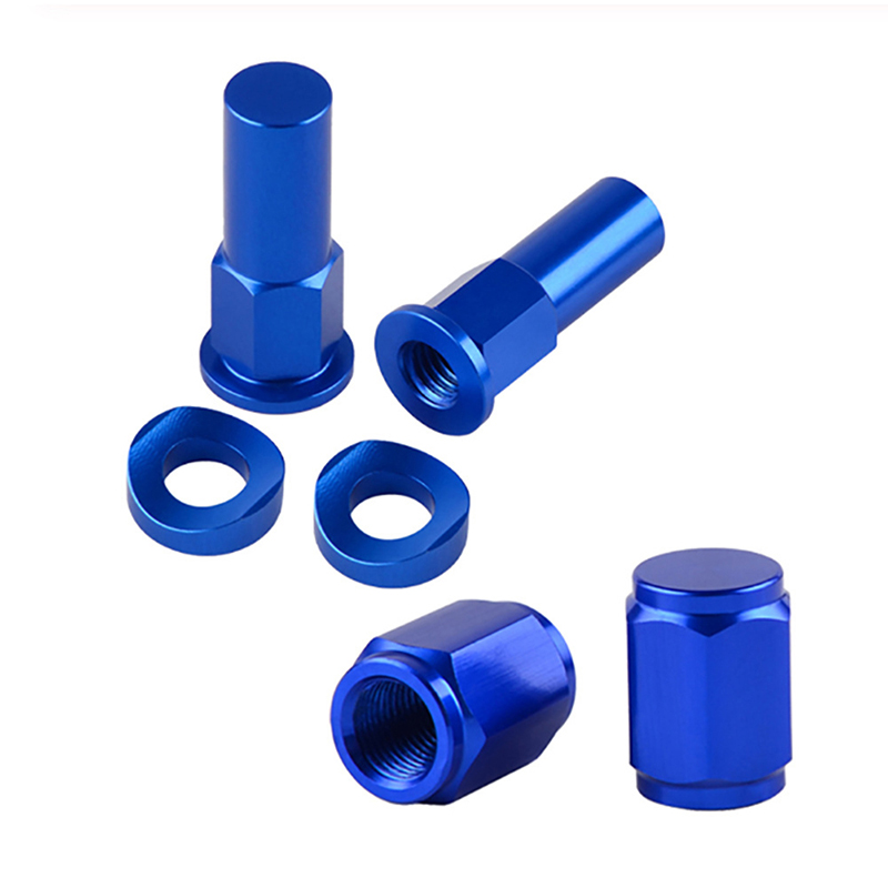 3pc Motocross Felgen Konter mutter Kit Reifen klemme Schraube Felgen Konter mutter Distanz stück Kit Dirt Bike Felgen Konter muttern Schrauben Distanz stück Motocross Ventil kappe – Detail 7