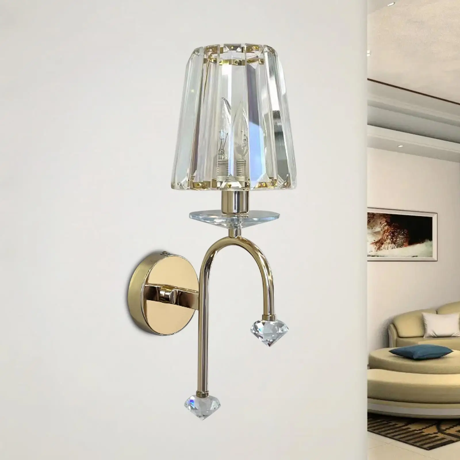 Wall Sconce Lampshade Indoor NightStand Bedside Decor Wall Mount Lamp Shade Modern for Hallway Loft Bathroom Bedroom Study