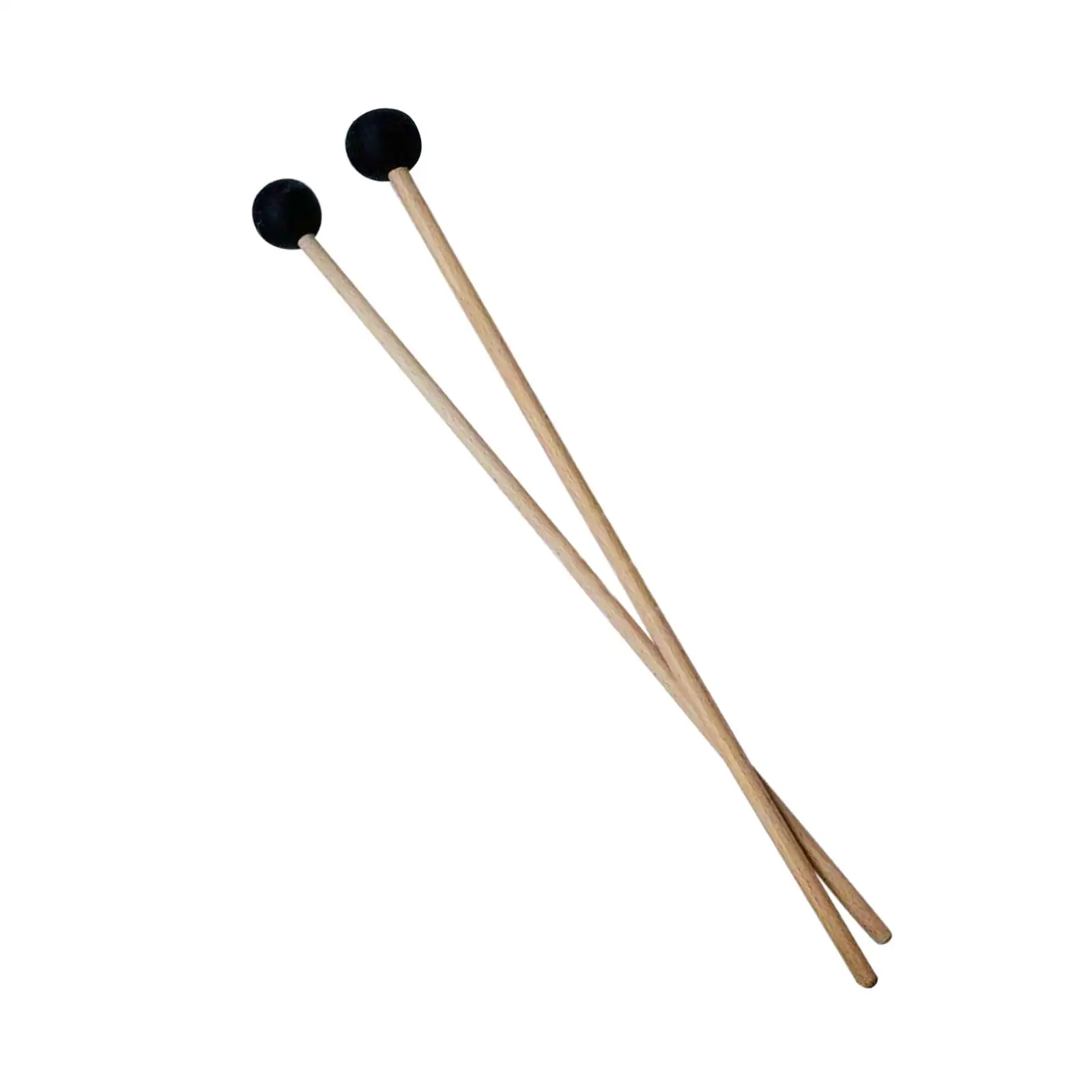 2 Pieces Glockenspiel Sticks Rubber for Gong Woodblock Drum Bells Ethereal Drums