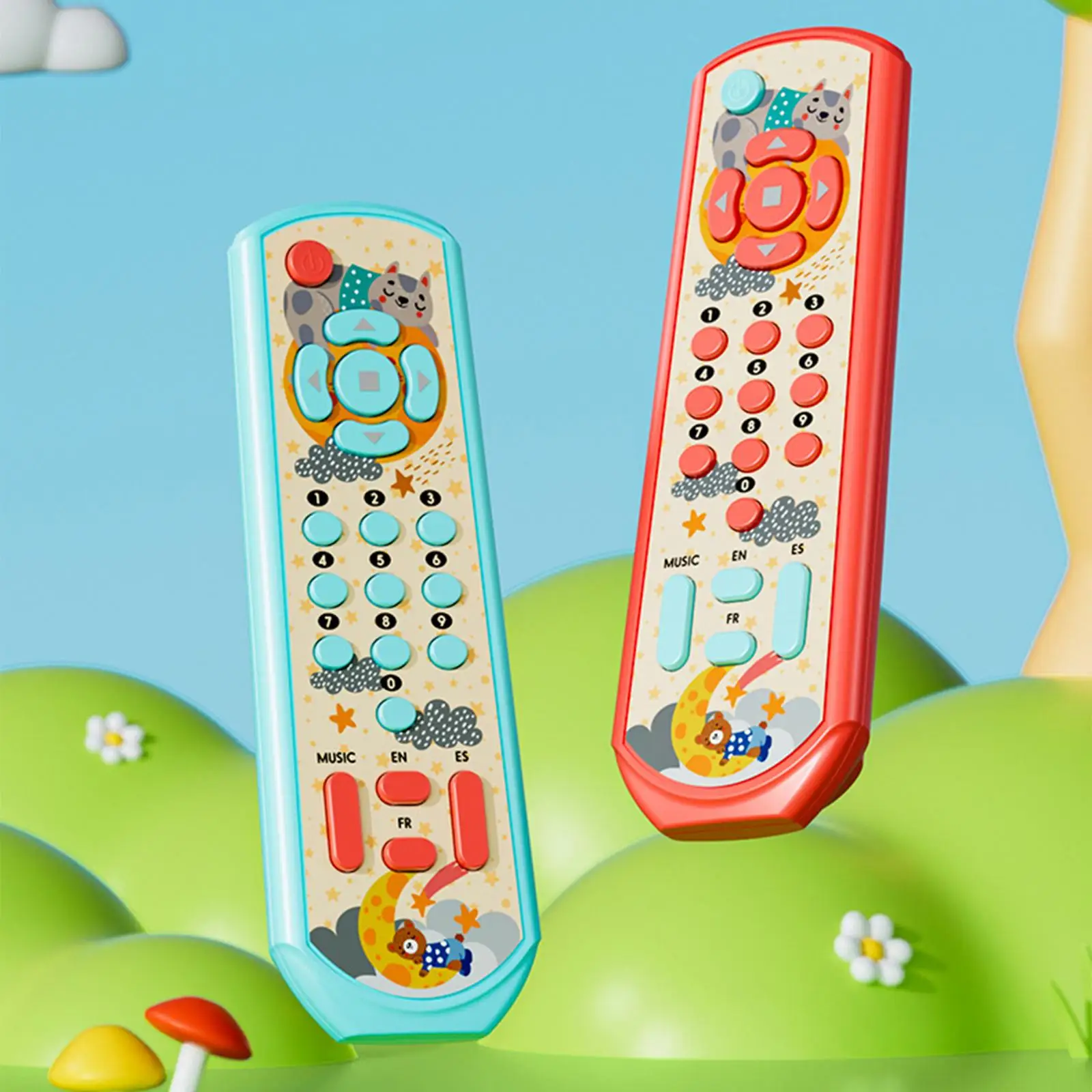 TV Remote Control Toy Early Educational Toys for Kids Toddler Birthday Gifts