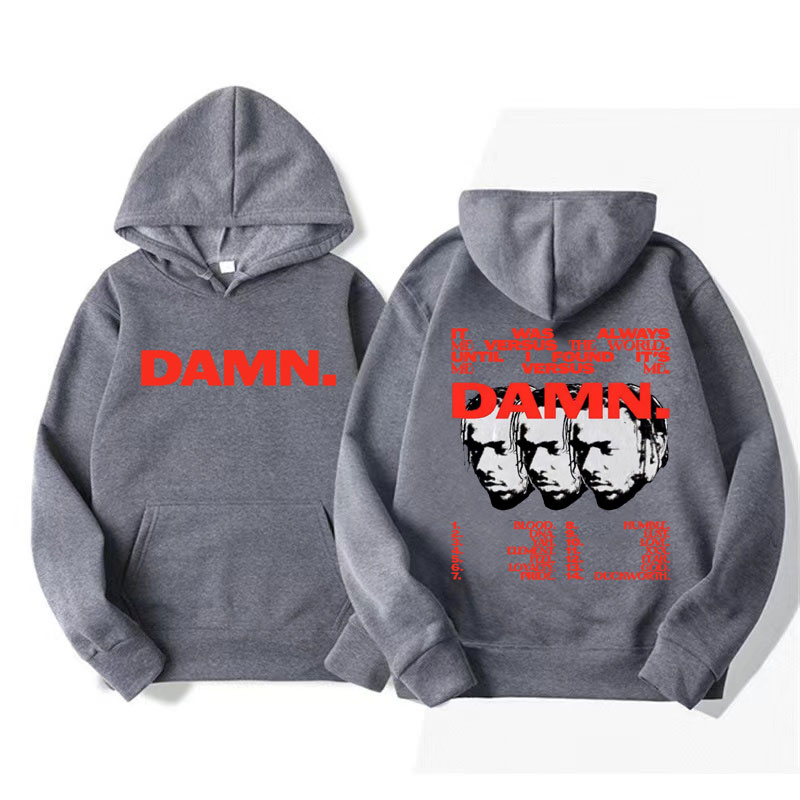 Title 4, Kendrick Lamar Damn Print Hoodies Rap Hip Hop V...