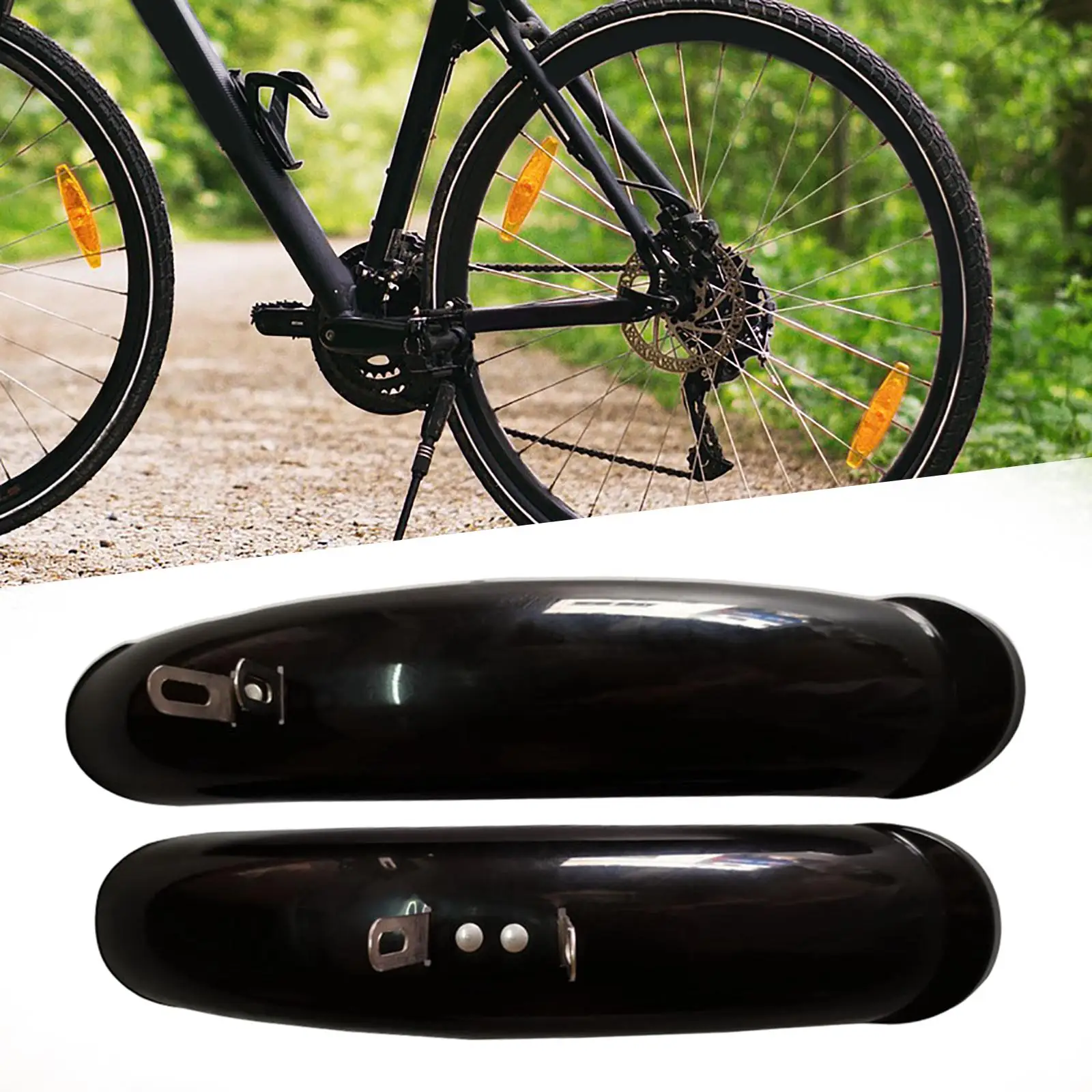 Kids Bike Mudguard Front Rear Set Easy Installation Durable Repair Bicycle Mud Guard Children Bike Fenders for Outdoor Riding