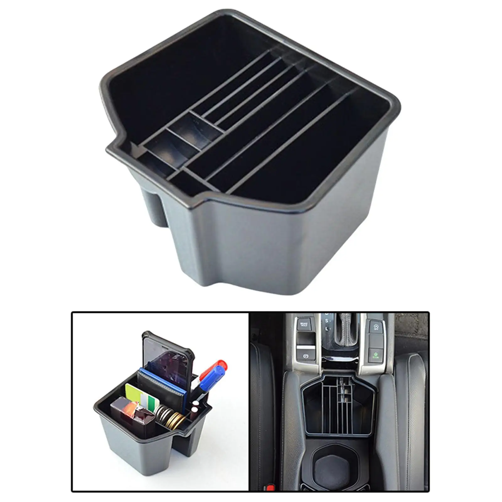 Automotive Console Organizer Storage Box for Honda Civic 10TH Easily Install professional Material Interior Accessories