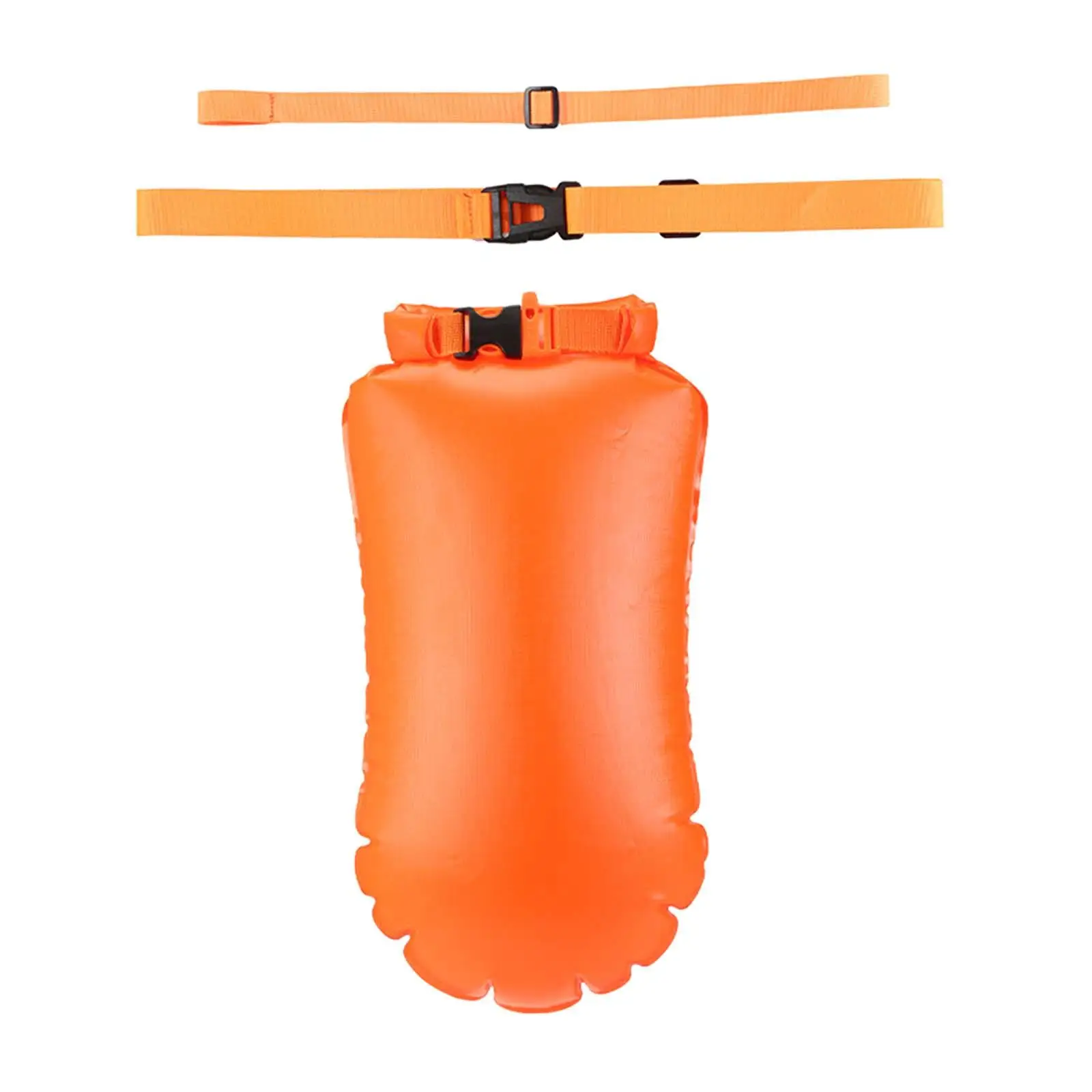 Safety Swim Buoy Waterproof Storage Bag Swim Training Swimming Buoy Tow Float for Diving Hiking Fishing Rafting Kayaking