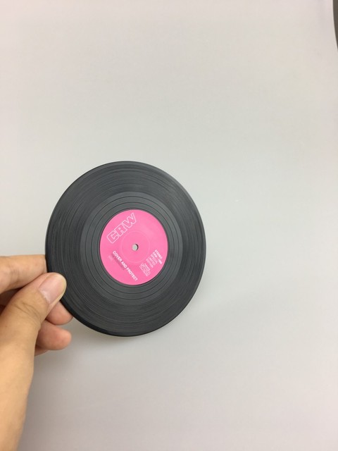 Vinyl Record Drink Coasters 6pcs 14