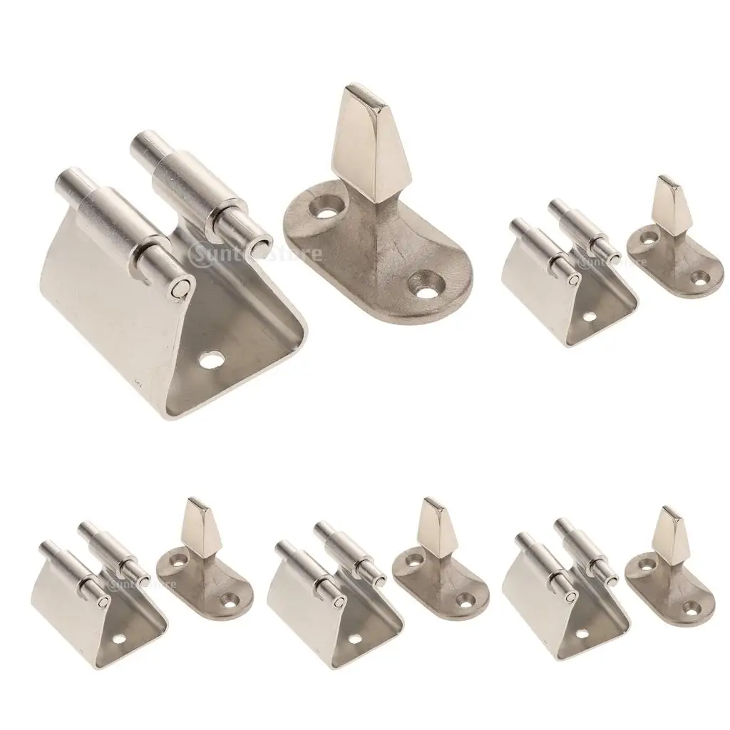5 Pieces Stainless Boat Marine Deck Cabinet  Latch Holder Utility