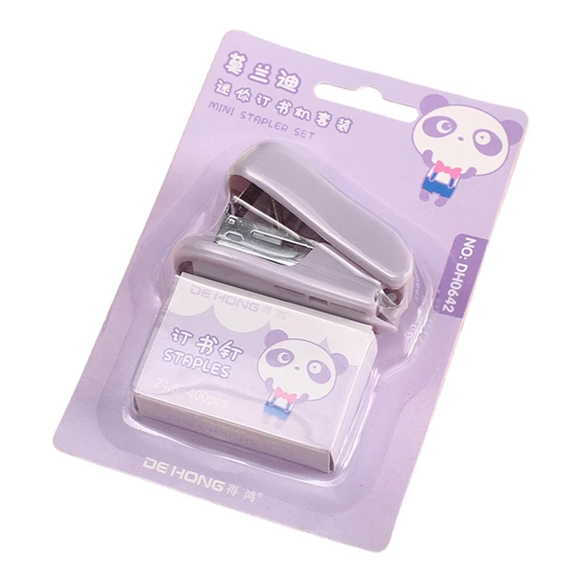 Stapler And Staples Set, Purple