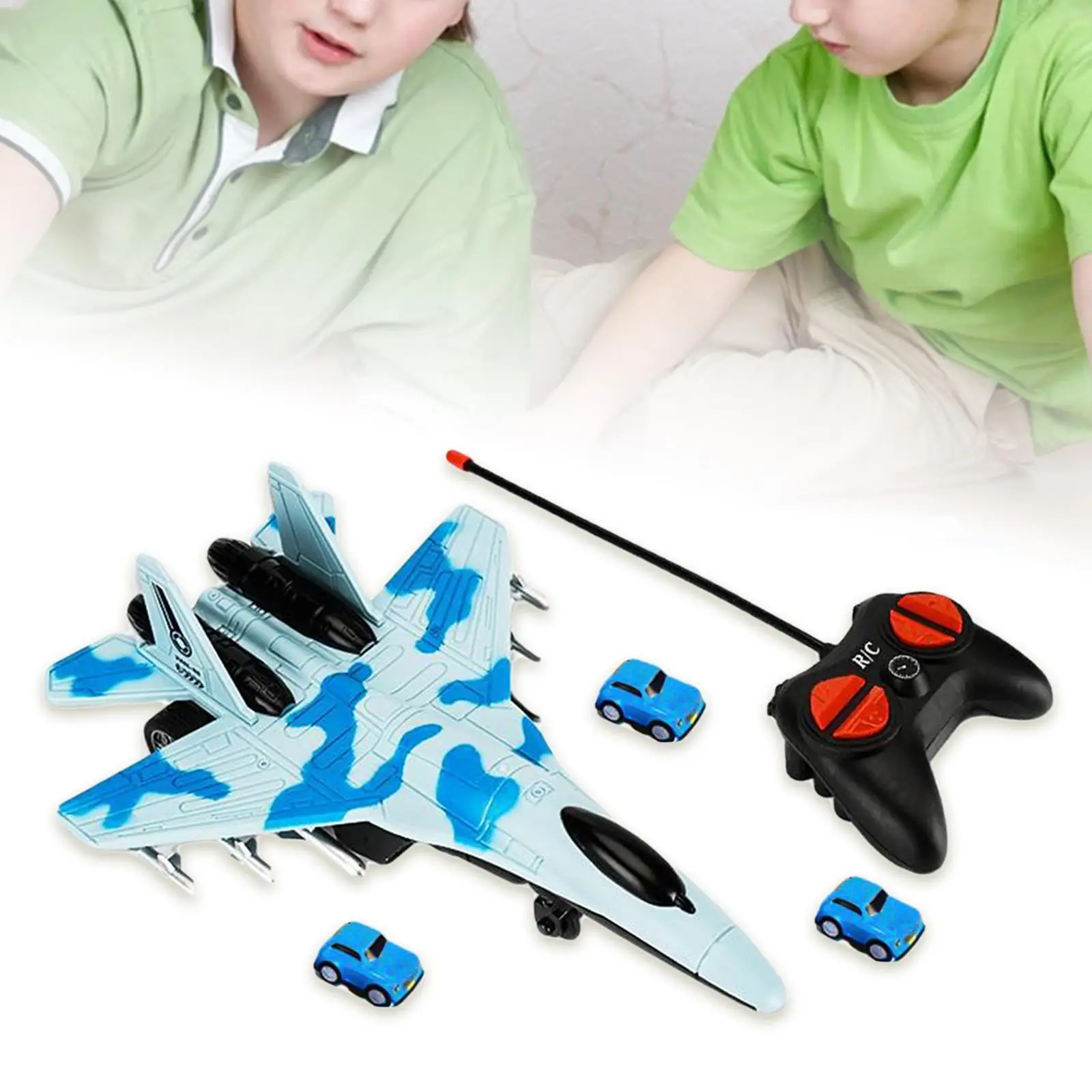 RC Airplane Toys Gifts 4-Channel Model with Light Aircraft for Beginners Kids Adults