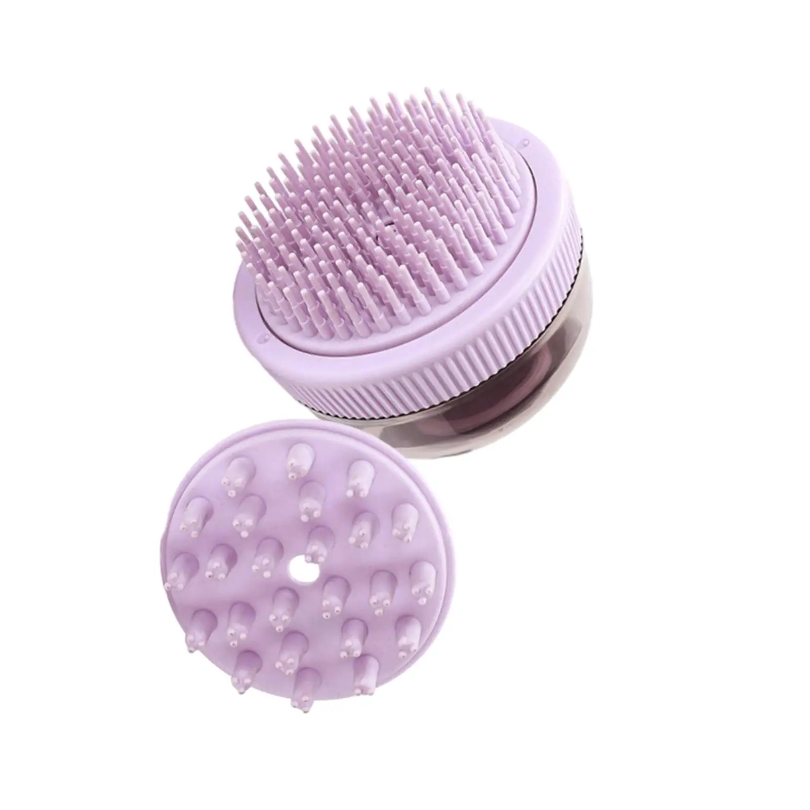 Dog Bath Brush with Soap Dispenser Comfortable Removes Loose Hair Pet Massage Brush Easily to Use for Puppy Kitten Dogs Cats SPA