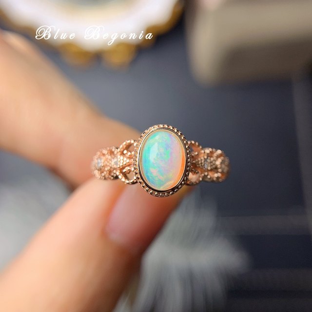 925 Sterling Silver/ Natural Opal Silver Ring/ Gemstone top Ring/ Ring For Women/ Gold Plated Ring/ Wedding Ring/ Anniversary Ring/ Ring Sale