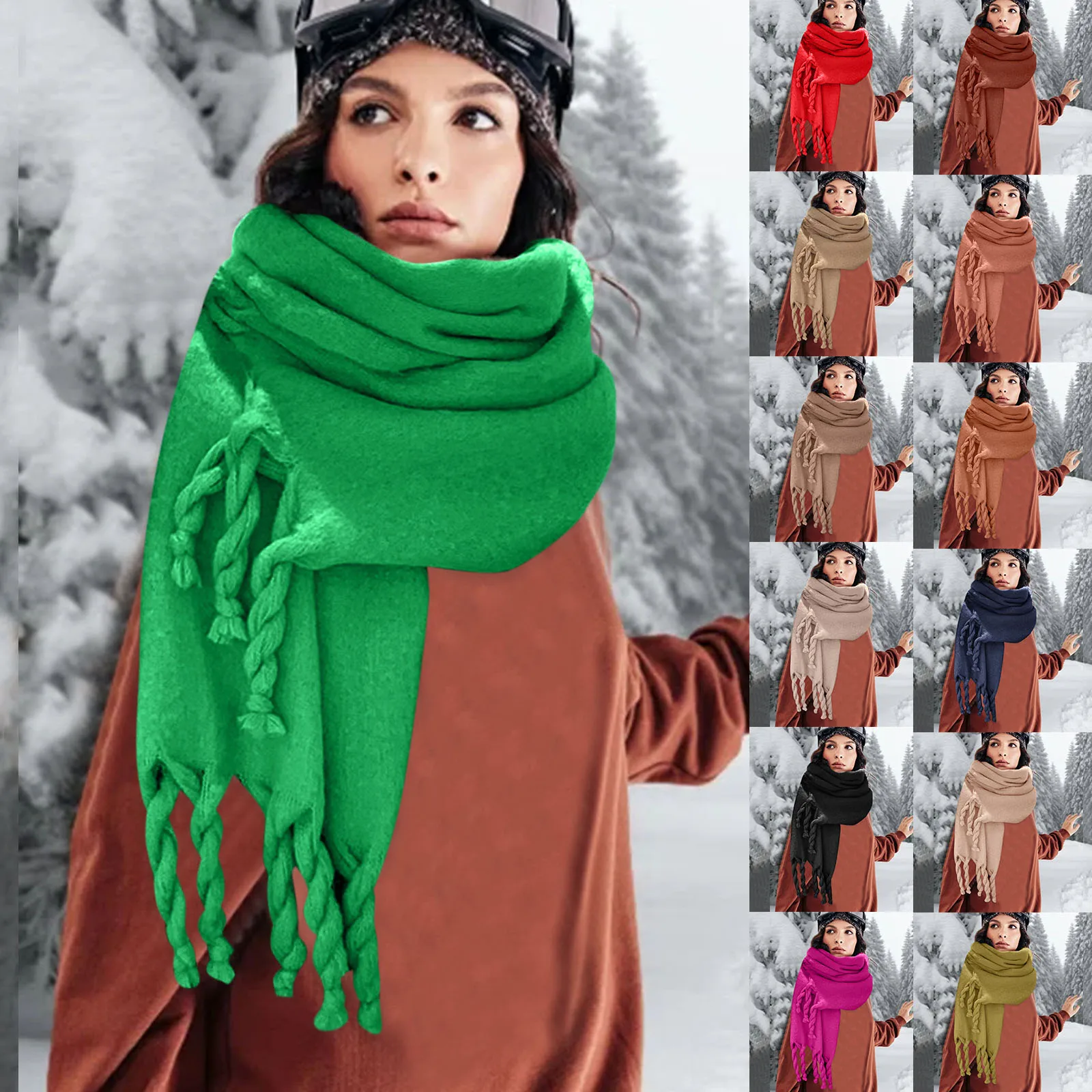 Женские шарфы: модные модели сезона осень-зима 2023-2024