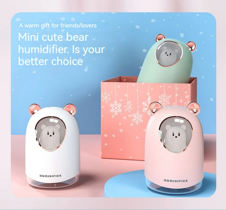 Title 11, New cute pet cute bear humidifier USB mini car ...