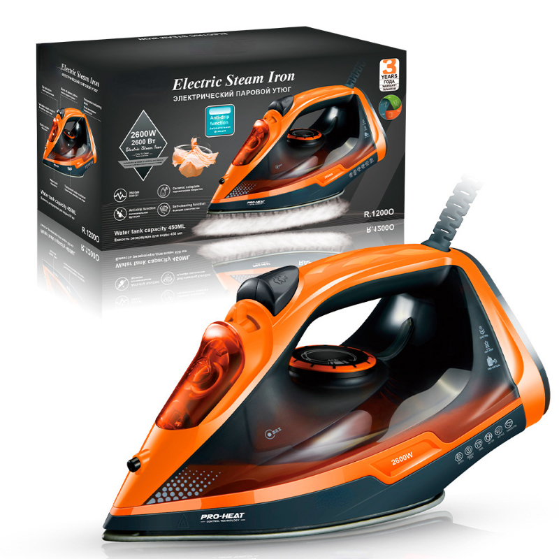 Title 4, Steam Iron 2600W Handheld Small Portable Ironin...