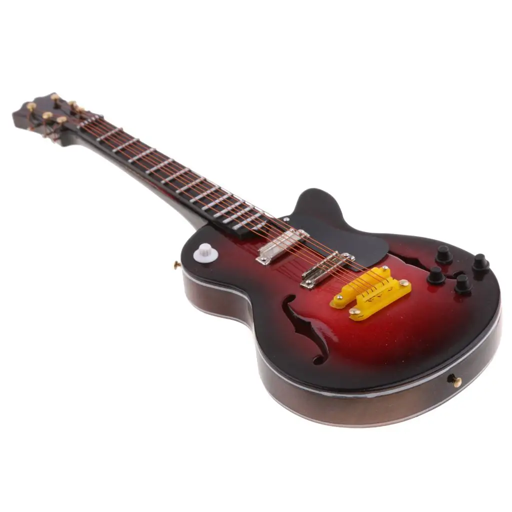 1:6 Guitar/Violin/Clarinet/Model Action Figure Dolls House Instrument  Electric Box Guitar,  Size