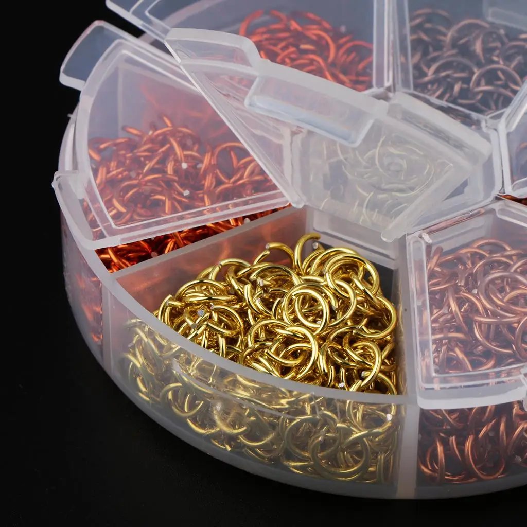 Colorful Aluminum Wire Open Jump Rings for necklaces bracelets earrings Jewelry Making Accessories Set