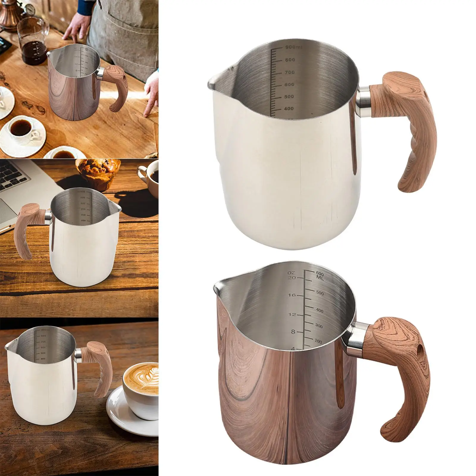 Milk Frothing Mug Milk Frothing Jug Espresso Steaming Cups for Party