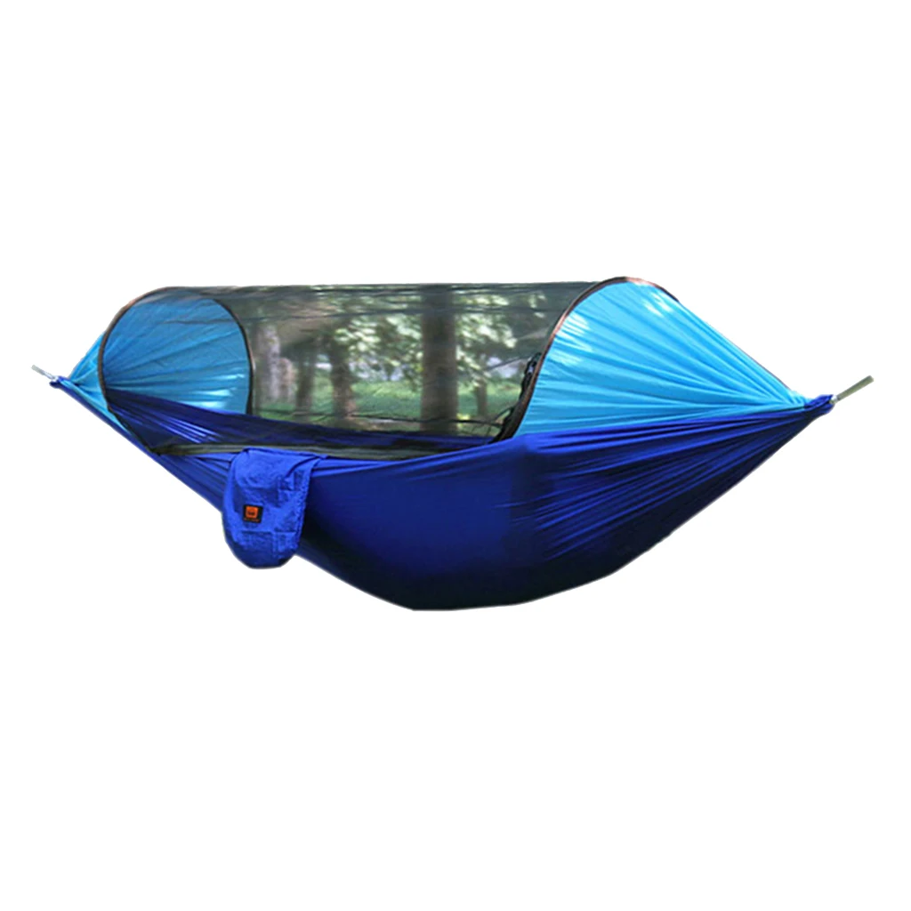 Camping Hammock with  Net, Portable Hammocks with , Tree  Carabiners for Outdoor Backpacking, Travel