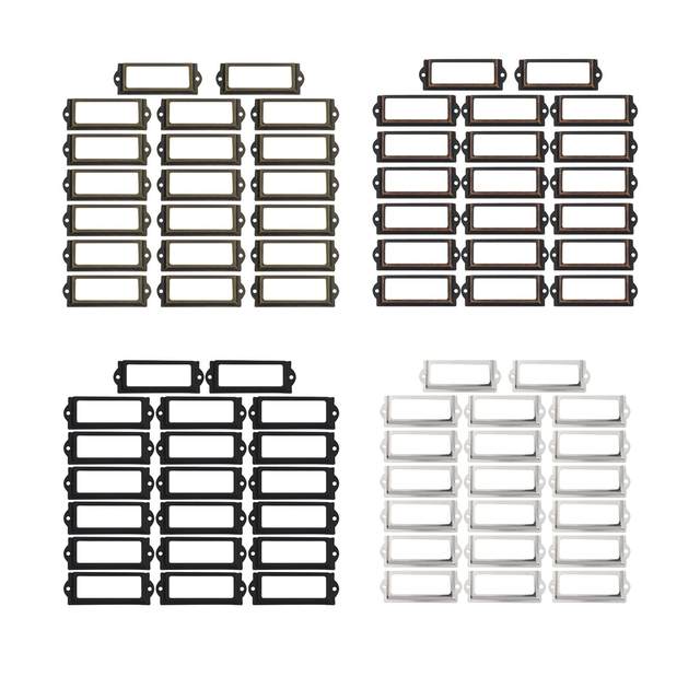 Porte-étiquette adhésif en plastique transparent, porte-étiquettes auto- adhésifs, étagère de supermarché, boîte à leçons, cuisine d'affaires, 1.2 ×  4.3 po - AliExpress