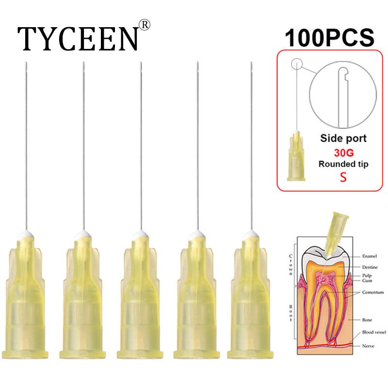 Best of 100pcs Dental Endo Irrigation Needle Tip 25G / 27G / 30GA 30G End-Closed Side Hole Endo Syringe Root Canal Washing Needle Tip Reviews & Tips