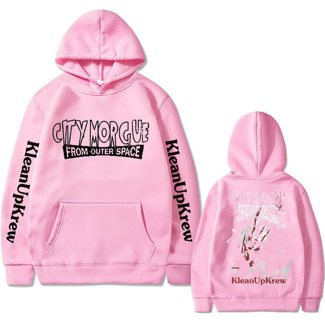 Rapper City Morgue Double Sided Print Hoodie Men Women Fashion 