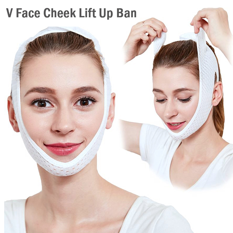 Best of Breathable V Face Cheek Lift Up Band Face Thin Mask Reduce Double Chin V-Line Shaping Bandage Anti Wrinkle Tension Firming Belt Reviews & Tips