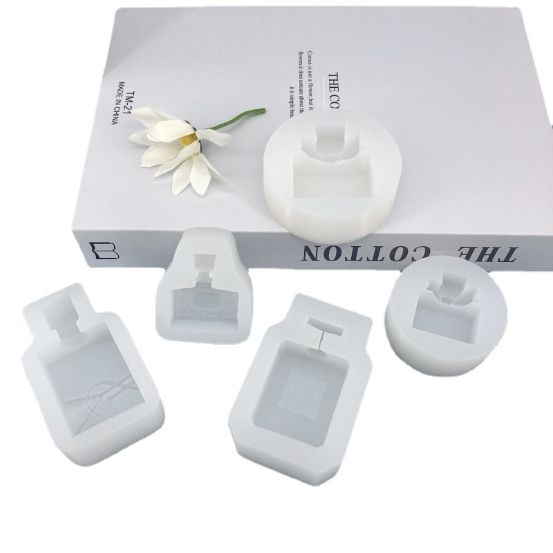 Description Picture 6 of itemPerfume Bottle Shape Scented Candle Silicone Mold, DIY Handmade Soap Wax, Making Supplies, Ornament