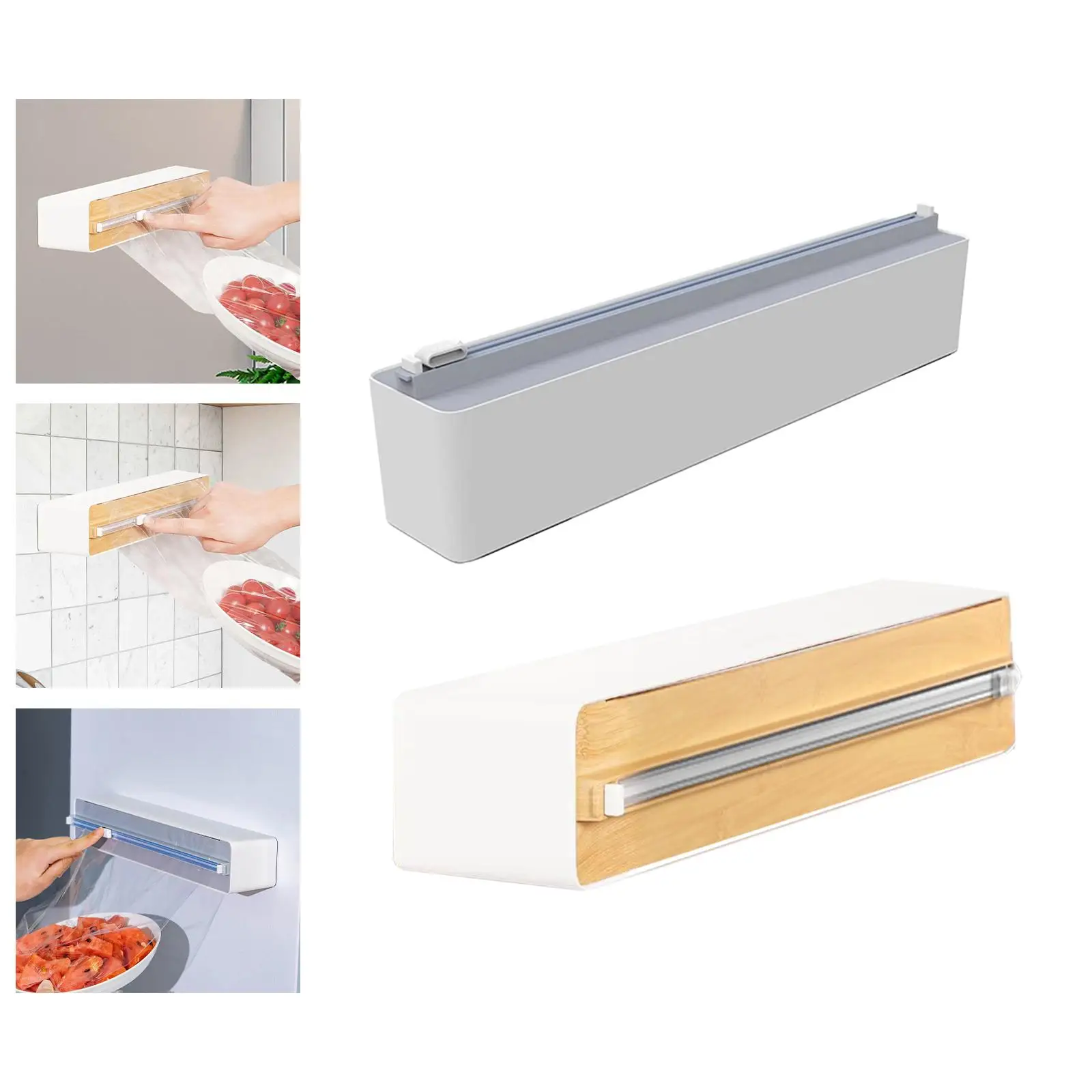 Food Wrap Dispenser Baking Paper Food Wrap Dispenser with Slide Cutter