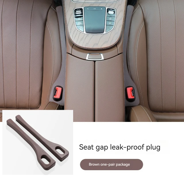 Universal Car Seat Gap Filler With Phone Slot PU Leak-proof