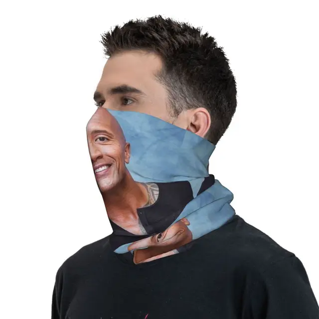 Dwayne The Rock Johnson Meme Bandana Winter Neck Warmer Men Windproof Wrap  Face Scarf for Ski Gaiter Headband - AliExpress