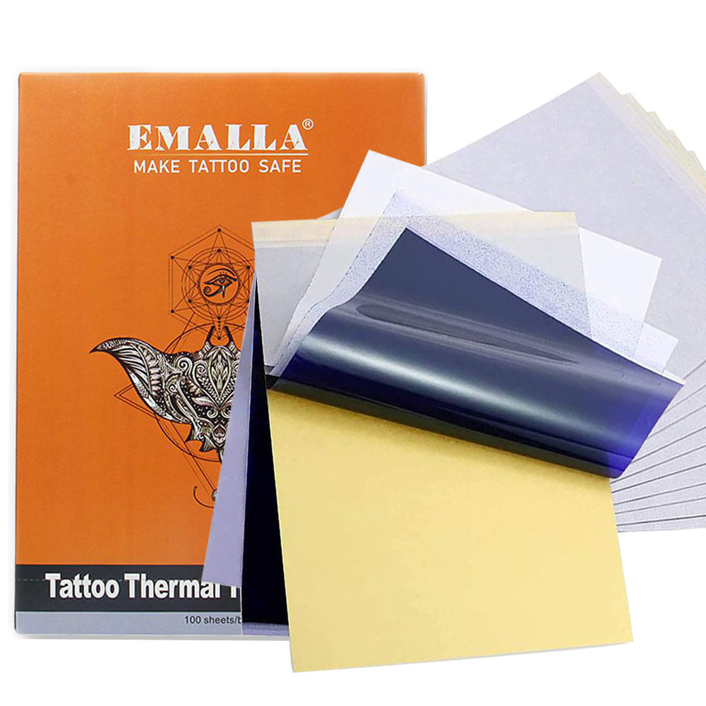 Best of 10 / 30 / 50 / 100PCS Tattoo Transfer Paper EMALLA A4 Size Thermal Stencil Transfer Copy Paper For Tattoo Transfer Machine Accessories Reviews & Tips