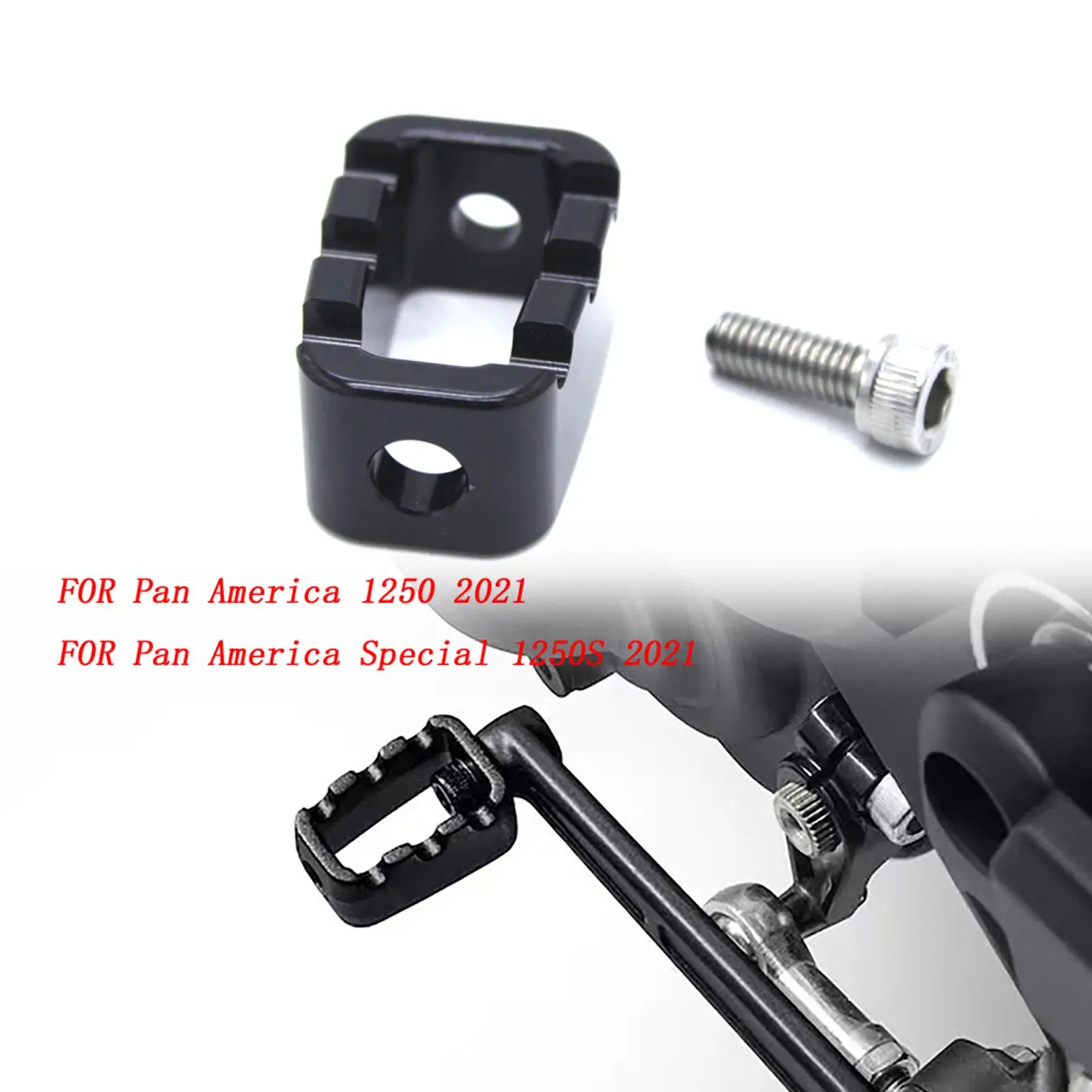 Motorcycle Shift Lever Extension Amplifier Replacement Anti Slip Peg Pad Accessories Parts Fit for Harley PA1250S 2021 2022