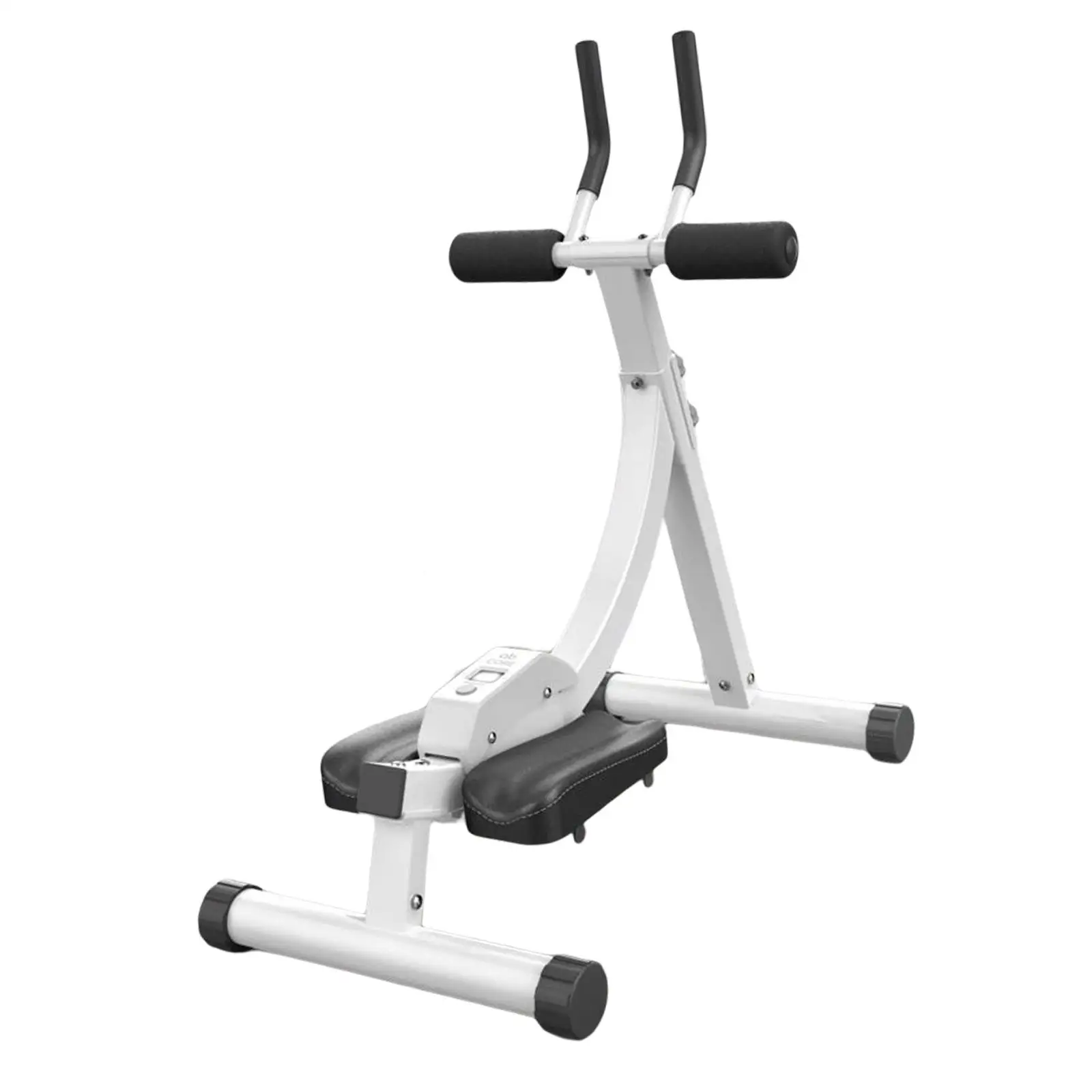 Core&Abdominal Trainers Abdominal Workout Machine, Adjustable Home Abs Trainer with LCD Display