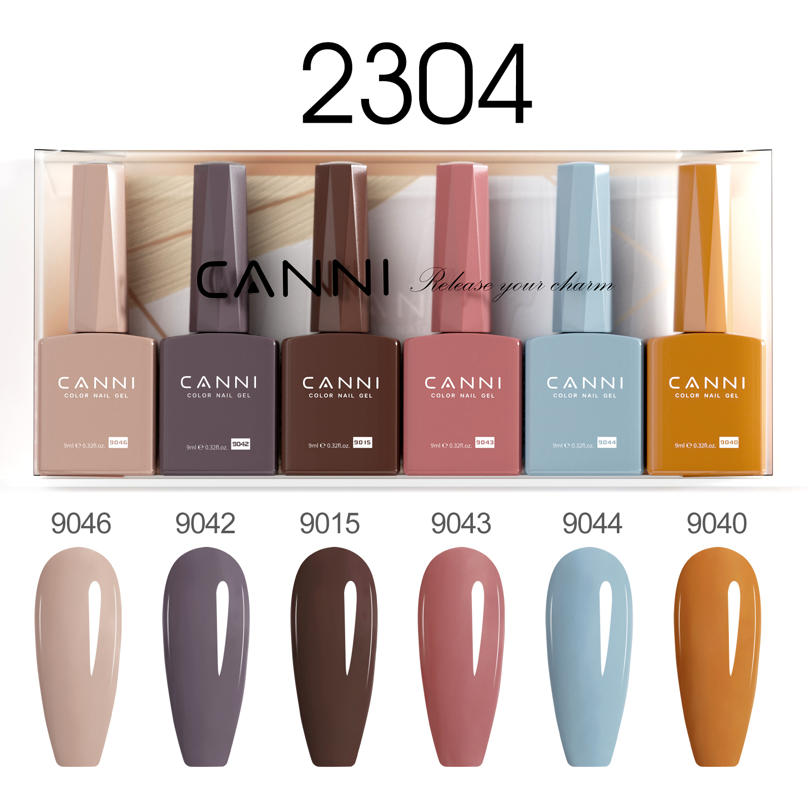 Best of CANNI Gel Nail Polish VIP Kit Gorgeous Color Full Coverage HEMA FREE Soak Off UV LED Semi Permanent Gel Varnish Winter Nails Reviews & Tips - Image 6