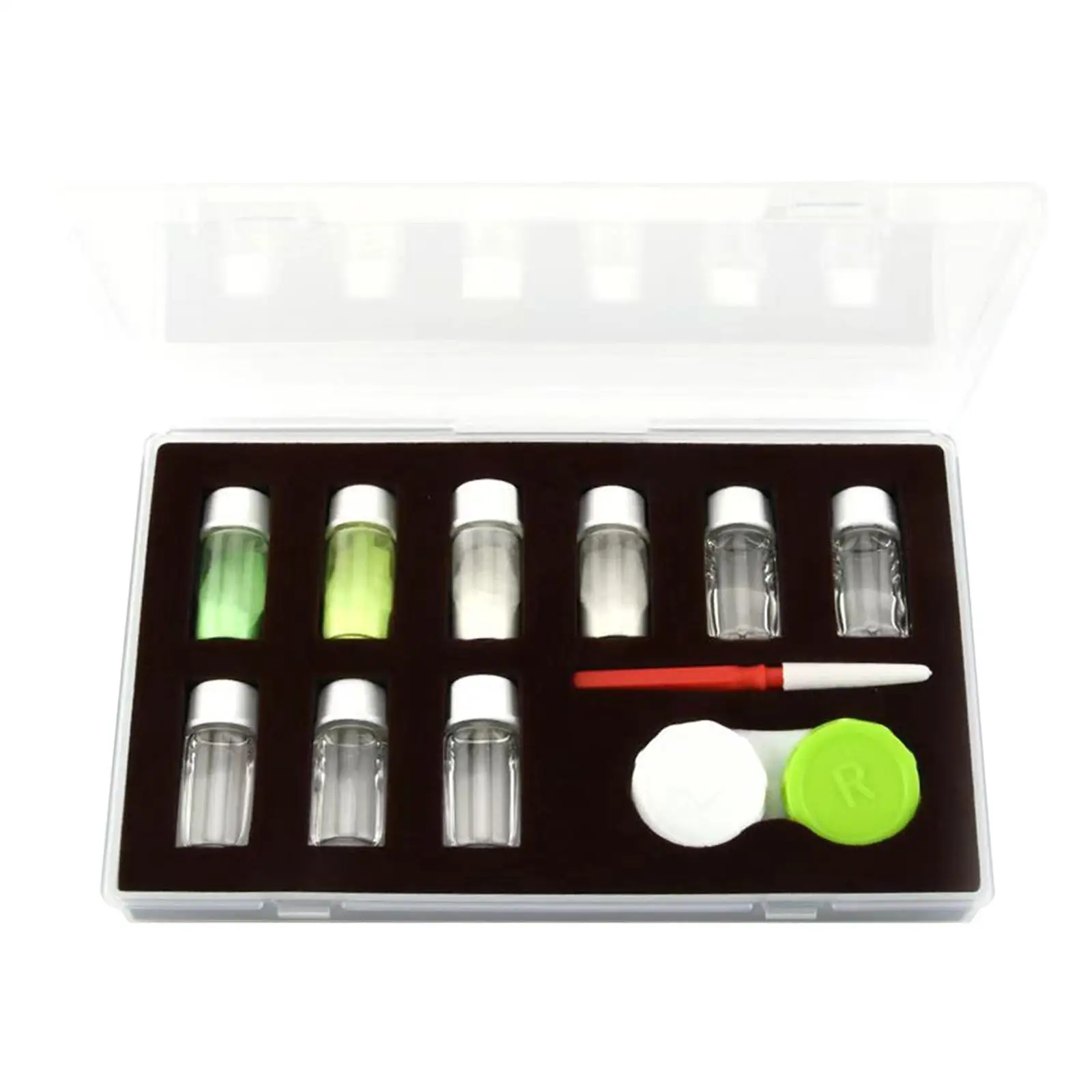Watch Luminous Powder Set Easy to Carry Repair Tool 4 Colors Watch Fluorescent Powder Set for Watchmaker Repair Jewelry Home Use