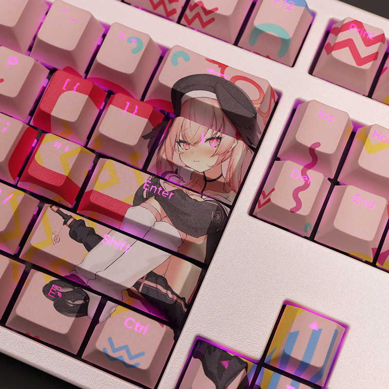 Teclado Mecânico Shimoe Koharu, 108 Keycap, Arquivo