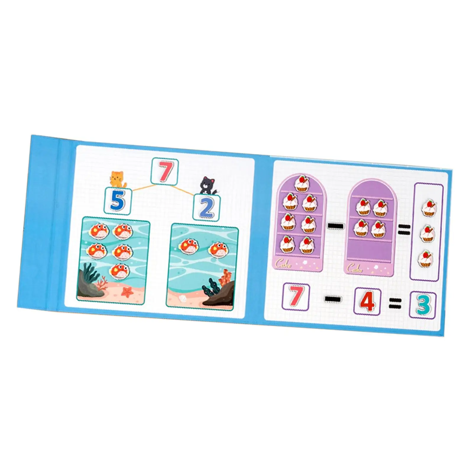 Numbers Counting Toy Montessori Math Toys Math Addition Subtraction Toy for Kindergarten Preschool Teaching Elementary Kids