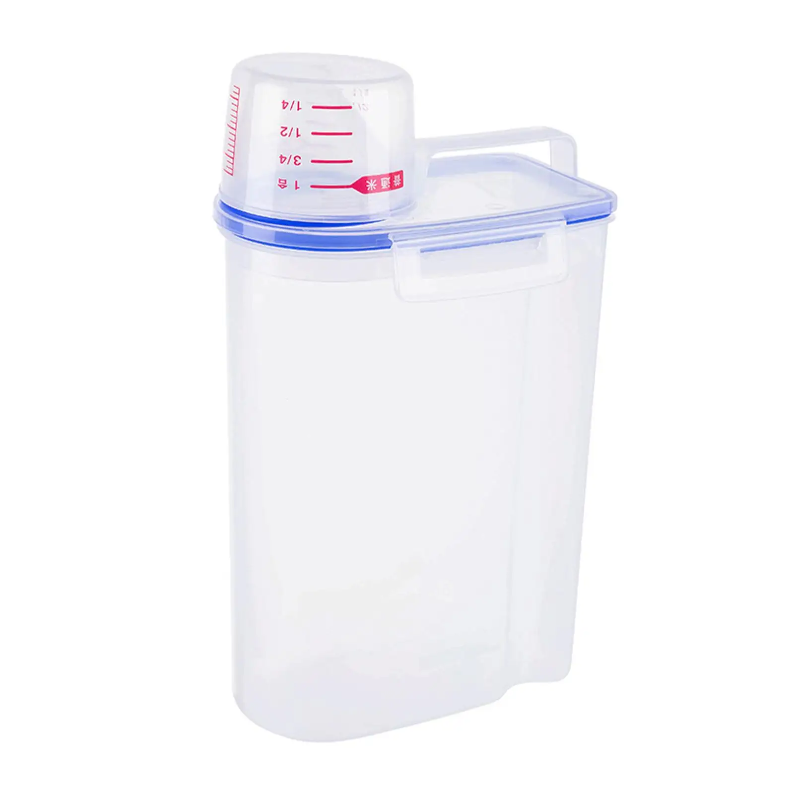 Laundry Powder Storage Container Organizer 4L Multifunctional Organization Powder Storage Box Storage Jar Bin for Laundry