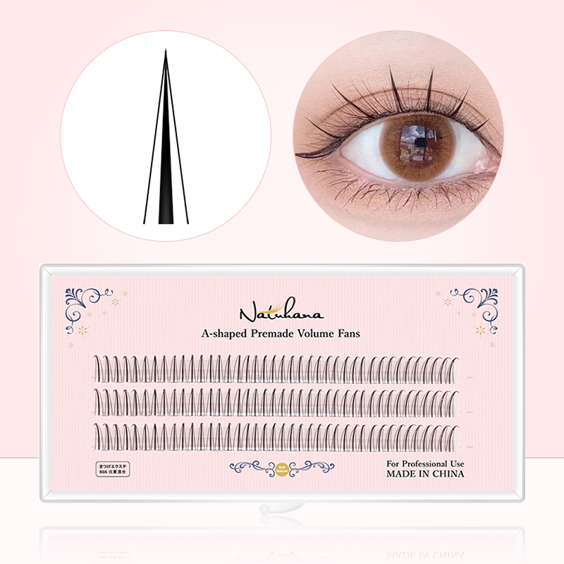 Best of NATUHANA A / M Shape Premade Eyelashes Makeup Individual Lashes Cluster Spikes Lash Wispy Premade Fluffy False Eyelashes Makeup Reviews & Tips