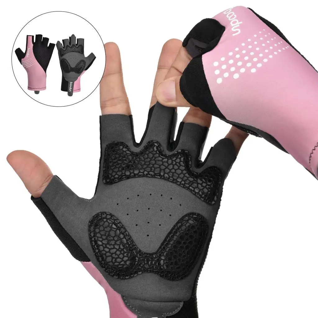 Gloves Men / Women Mountain Bike Gloves Half Finger NonGloves Shock