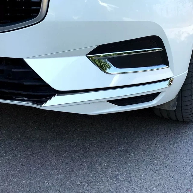 Für Volvo XC60 2018-2022 Edelstahl steerl frontschürze unter