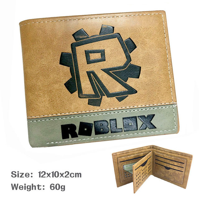 Roblox Wallet Black Simple Fashion Trend Student Wallet Cartoon