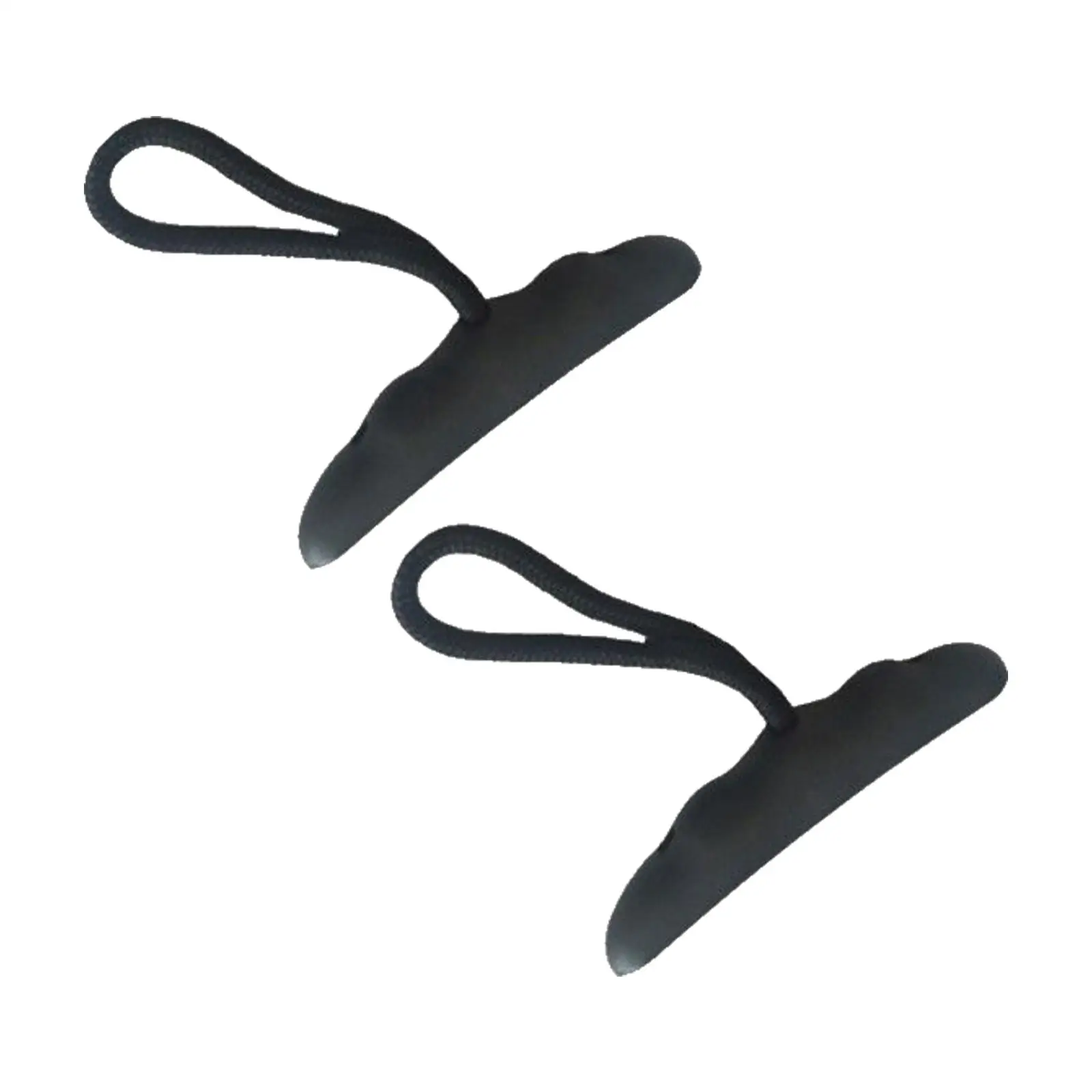 2x Marine Kayak Carry Rope Handles Kayaking Accessories Pull Grips Canoe Carrying Handles with Cord for Drifting Rafting Surfing